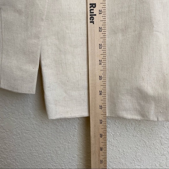 Rachael Wang Oversized oatmeal blazer‎ neutral size Small - Picture 11 of 12